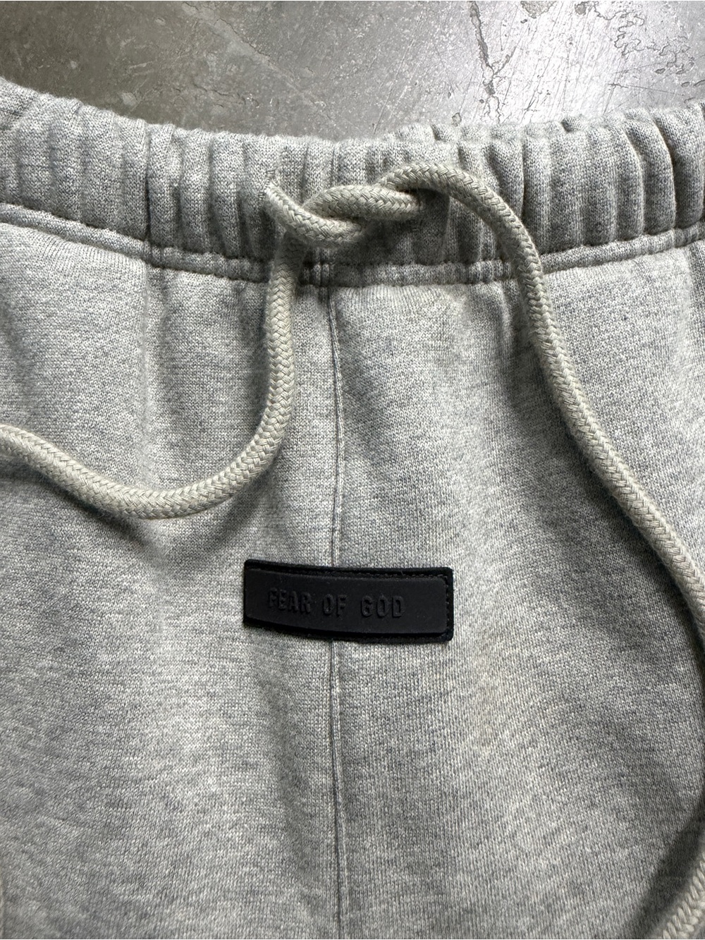 Grey Drawstring Shorts - Picture 2 of 4